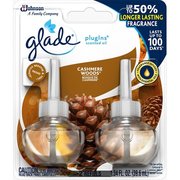 Sc Johnson Glade Plug-Ins Cashmere Woods Scent Air Freshener Refill 1.34 oz Liquid 72442